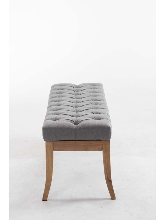 Bank Ramses stof antiek-licht 120, grijs