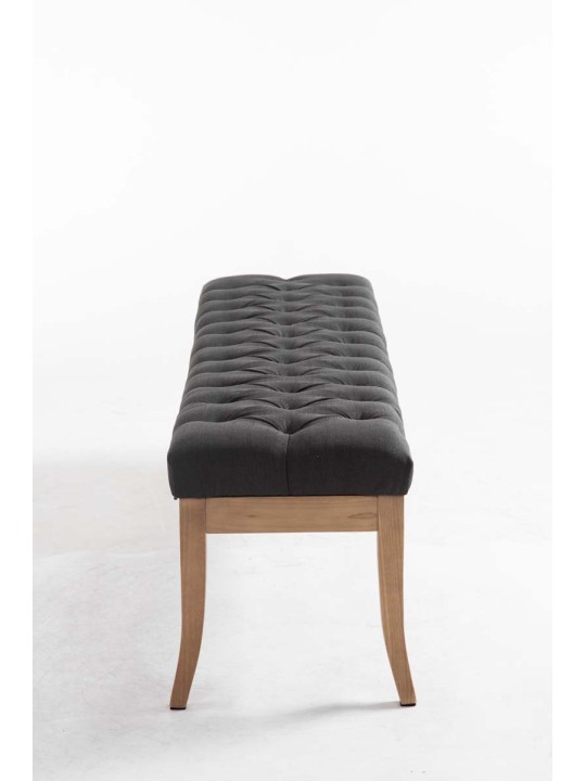 Bank Ramses stof antiek-licht 150, donkergrijs