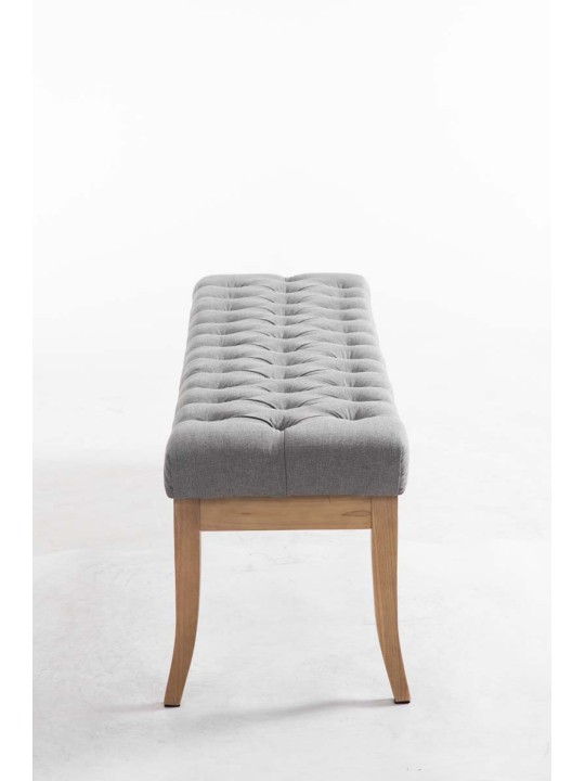 Bank Ramses stof antiek-licht 150, grijs