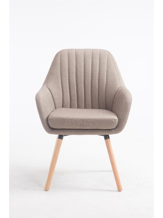 Stoel Florian stof Natura, taupe