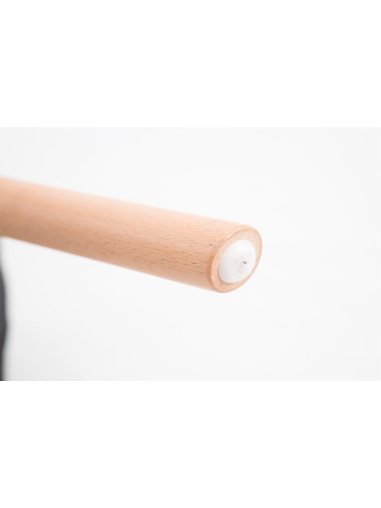 Stoel Florian stof Natura, zwart