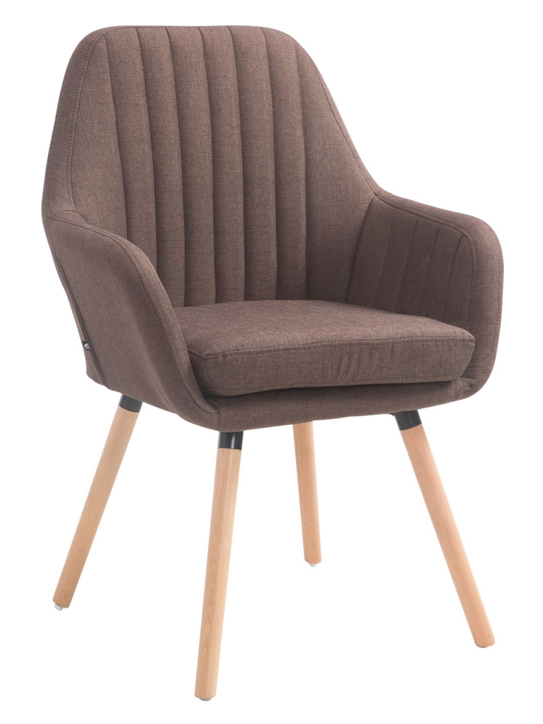 Stoel Florian stof Natura, bruin