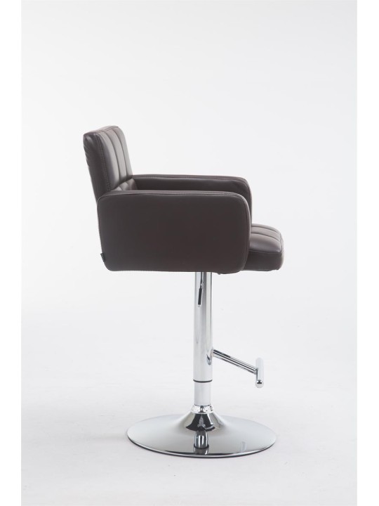 Barkruk Los Angeles kunstleer C, bruin