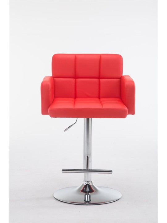 Barkruk Los Angeles kunstleer C, rood