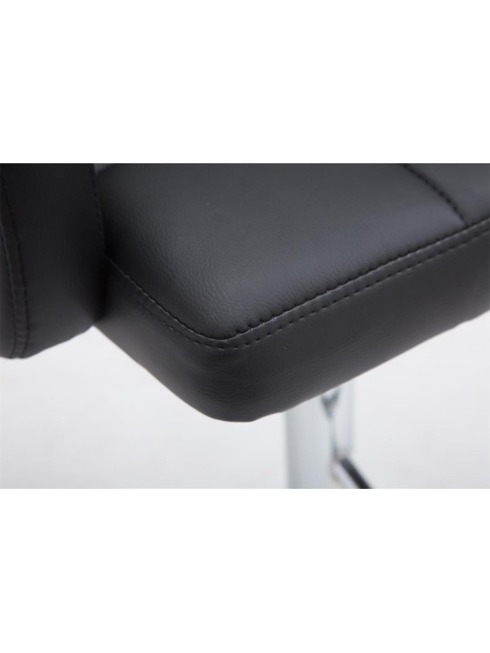 Barkruk Los Angeles kunstleer C, zwart