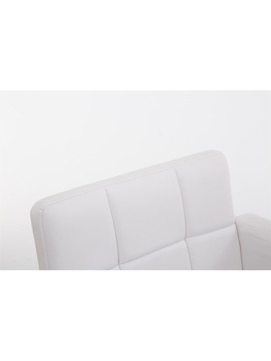 Barkruk Los Angeles kunstleer C, wit