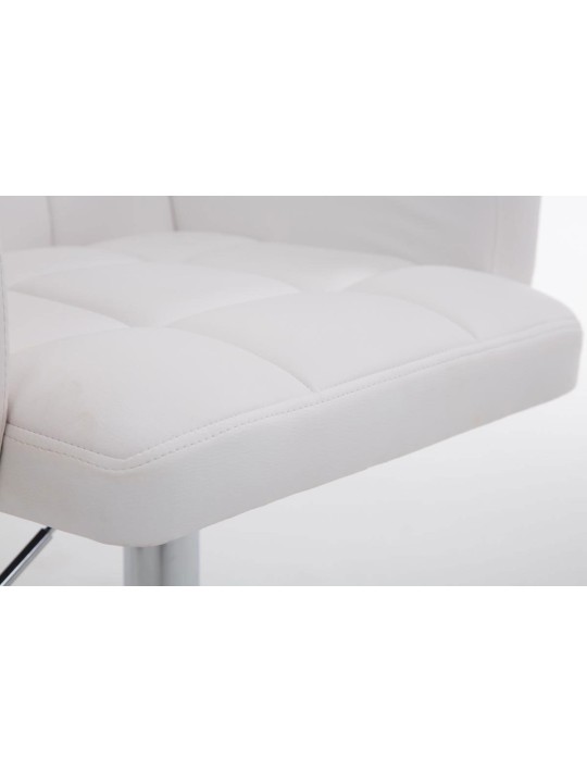 Barkruk Los Angeles kunstleer C, wit