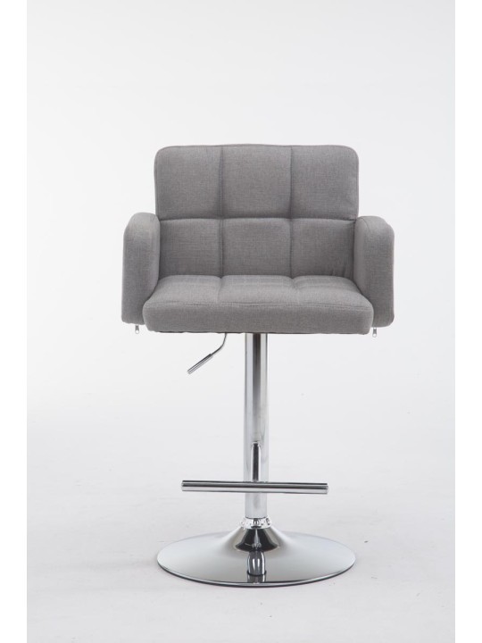 Barkruk Los Angeles stof C, grijs