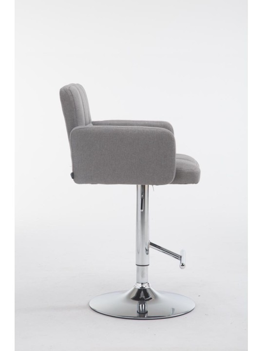 Barkruk Los Angeles stof C, grijs