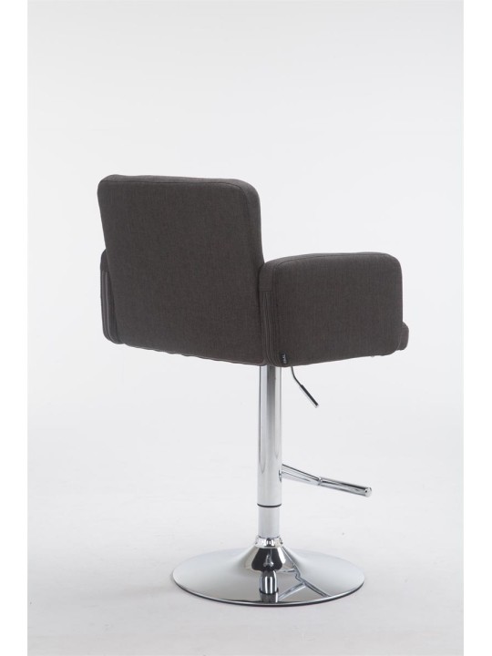 Barkruk Los Angeles stof C, donkergrijs