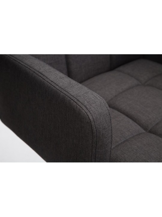 Barkruk Los Angeles stof C, donkergrijs