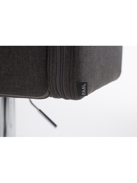 Barkruk Los Angeles stof C, donkergrijs