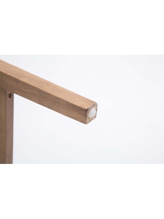 Barkruk Louise stof antiek-licht, donkergrijs