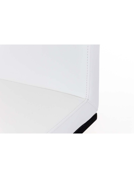 Barkruk Panama B kunstleer, wit