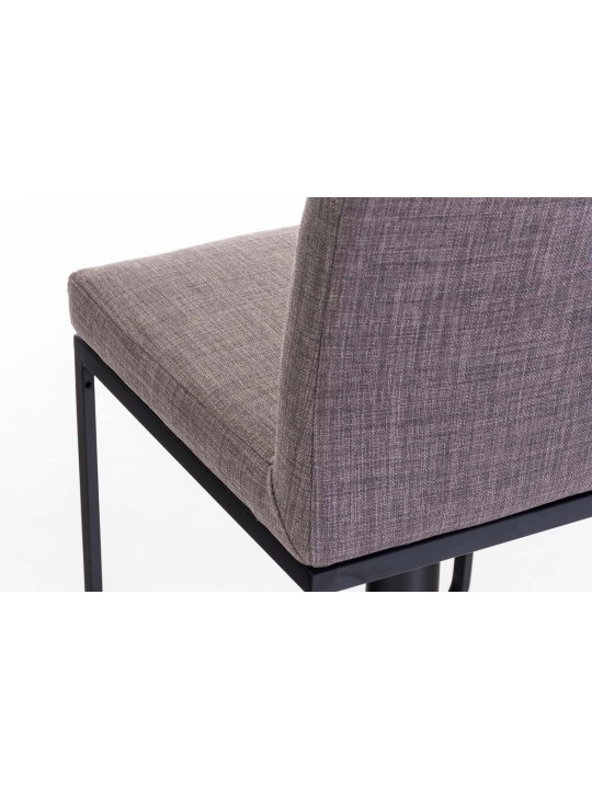 Barkruk Panama B stof, grijs