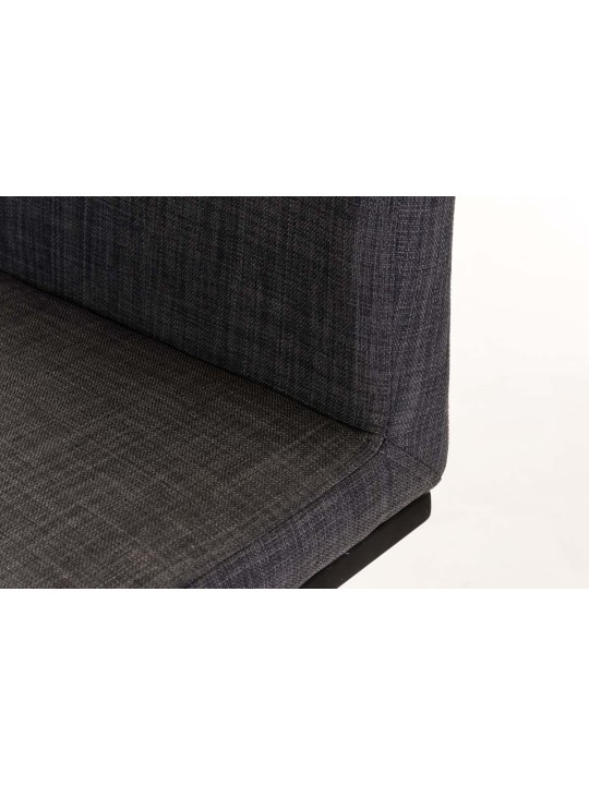 Barkruk Panama B stof, donkergrijs