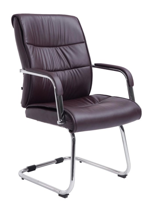 Bezoekersstoel Sievert, bruin Bezoekersstoel Sievert, bruin