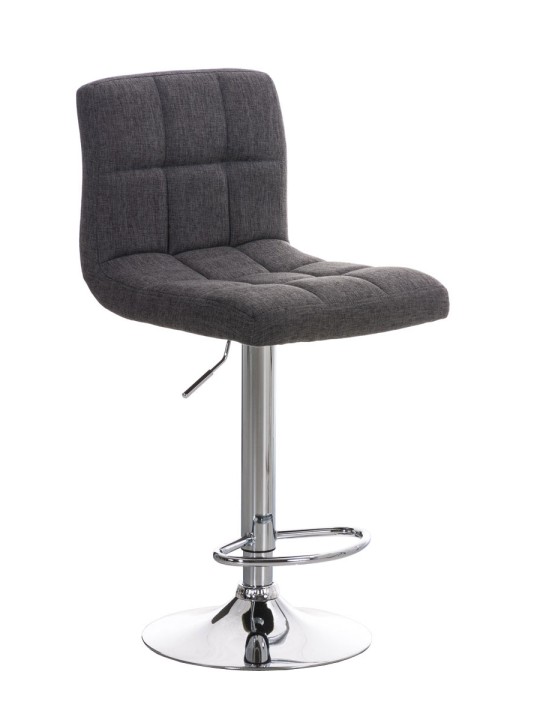 Barkruk Peru STOF C, lichtgrijs