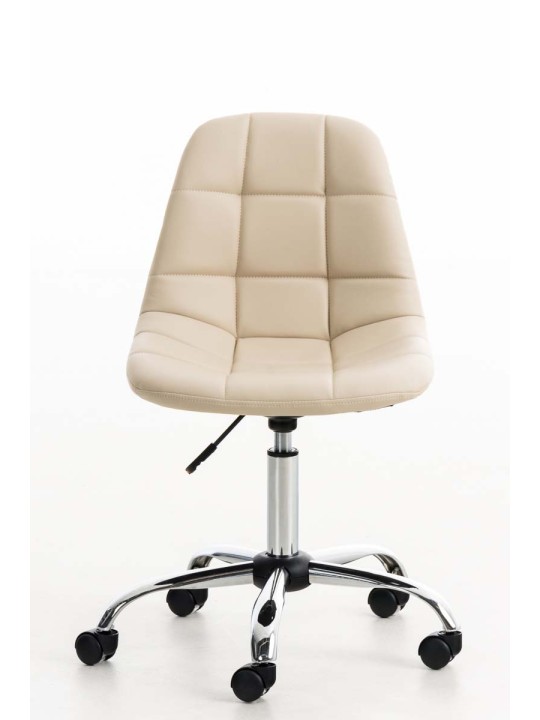 Emil kunstleren bureaustoel, crème