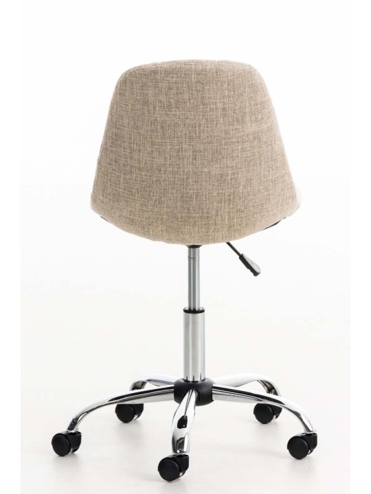 Bureaustoel Emil stof, crème