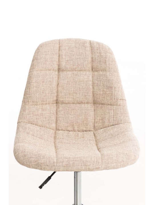 Bureaustoel Emil stof, crème