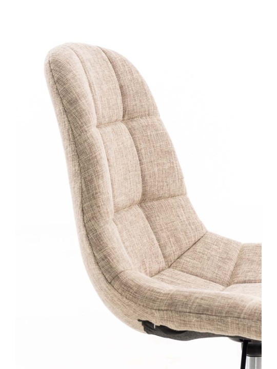 Bureaustoel Emil stof, crème