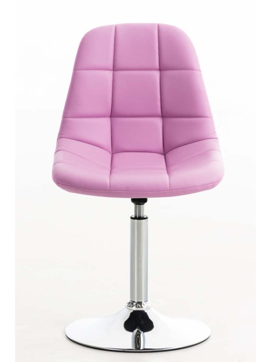 Stoel Emil kunstleer, roze Stoel Emil kunstleer, roze