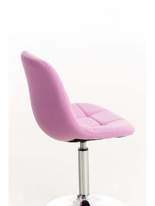 Stoel Emil kunstleer, roze Stoel Emil kunstleer, roze