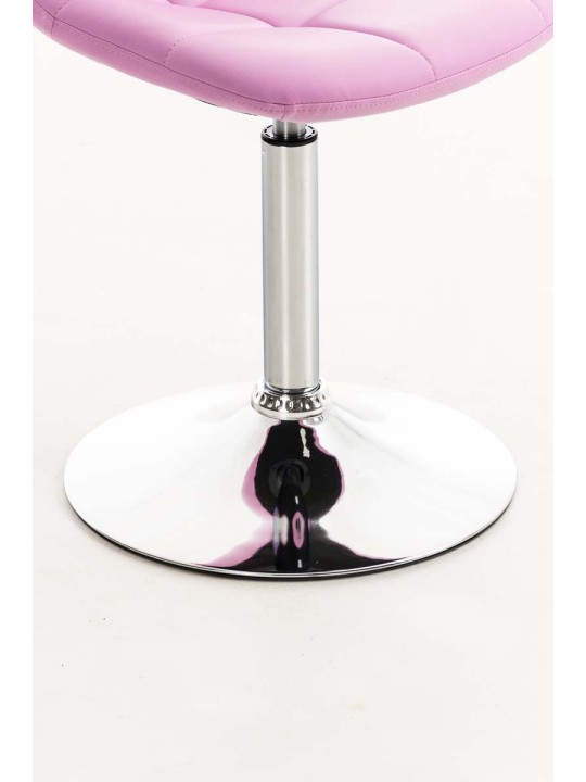 Stoel Emil kunstleer, roze Stoel Emil kunstleer, roze