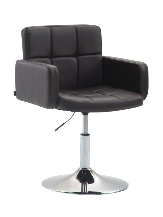 Ligstoel Los Angeles kunstleer, bruin