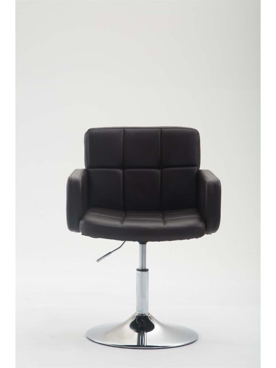 Ligstoel Los Angeles kunstleer, bruin