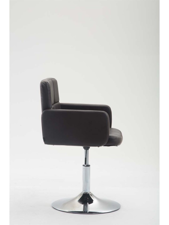 Ligstoel Los Angeles kunstleer, bruin