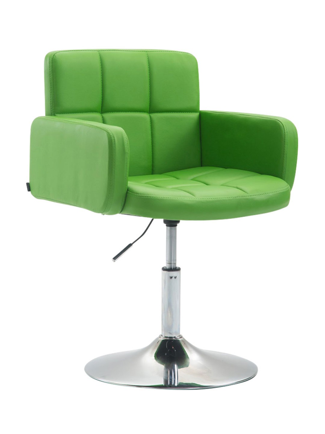 Ligstoel Los Angeles kunstleer, groen