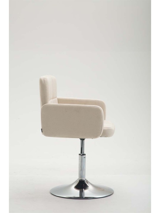 Ligstoel Los Angeles stof, crème