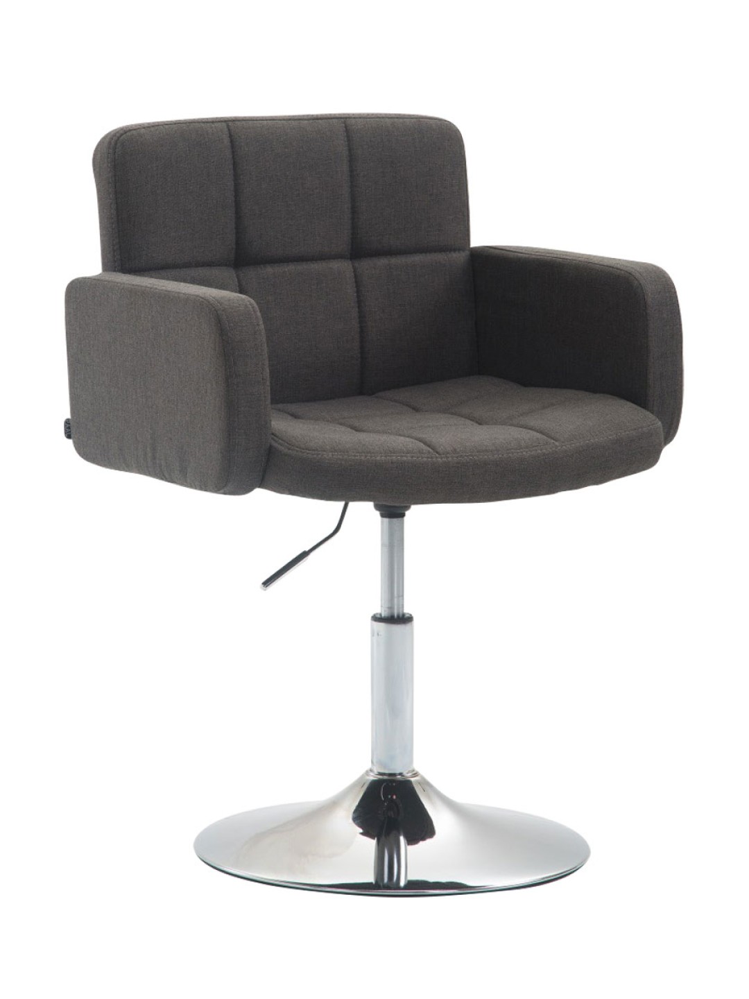 Ligstoel Los Angeles stof, donkergrijs