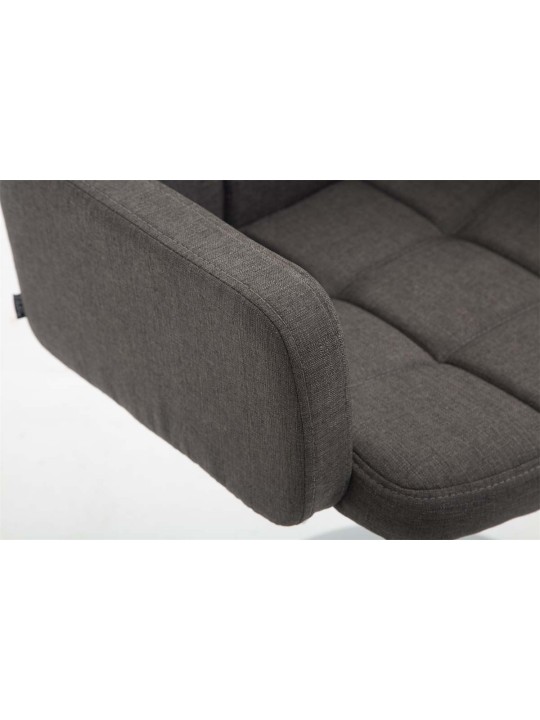 Ligstoel Los Angeles stof, donkergrijs