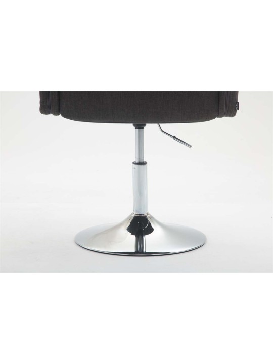 Ligstoel Los Angeles stof, donkergrijs