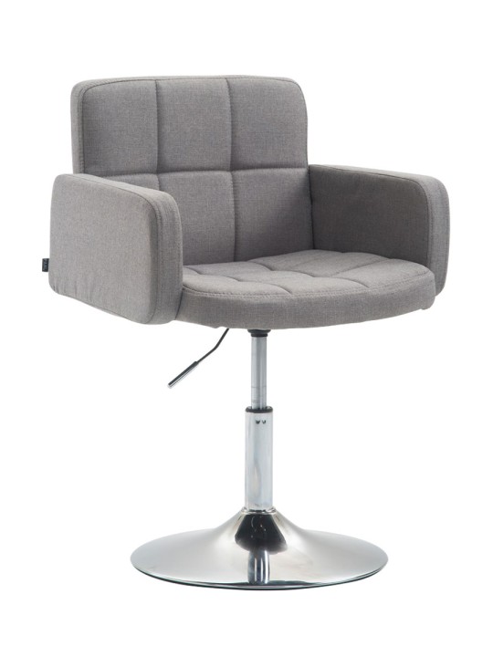 Ligstoel Los Angeles stof, grijs