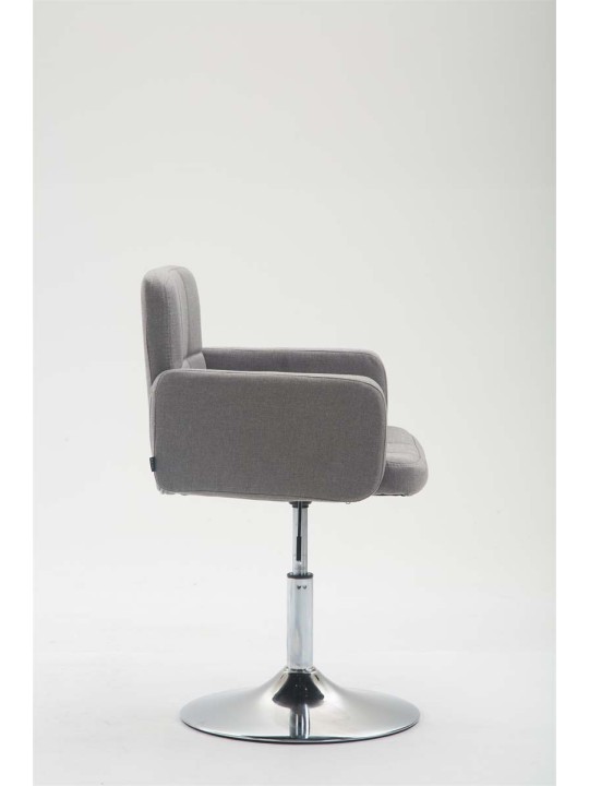 Ligstoel Los Angeles stof, grijs