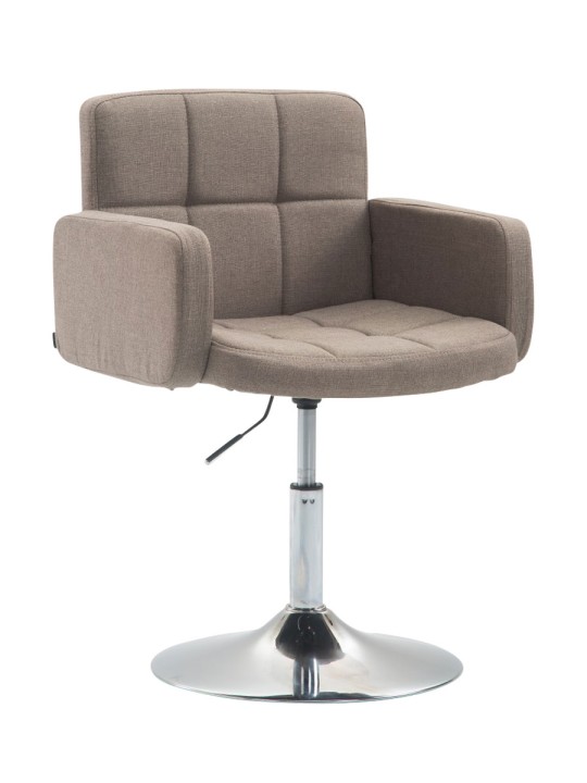 Ligstoel Los Angeles stof, taupe
