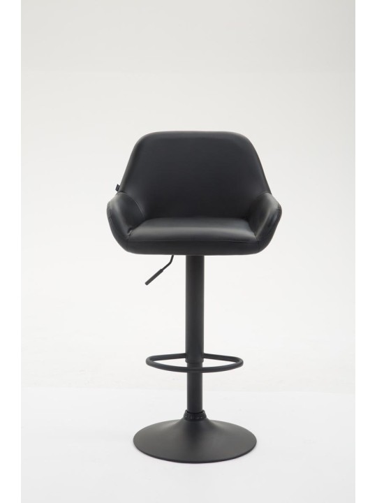 Barkruk Braga kunstleer B, zwart