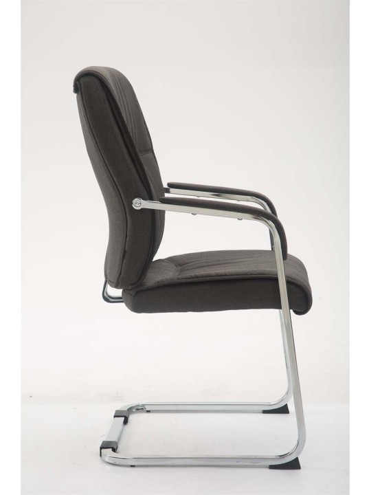 XL bezoekersstoel Anubis stof, donkergrijs XL bezoekersstoel Anubis stof, donkergrijs