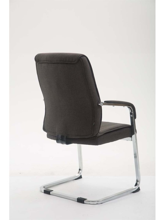 XL bezoekersstoel Anubis stof, donkergrijs XL bezoekersstoel Anubis stof, donkergrijs