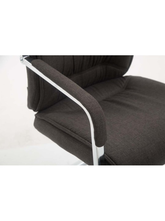 XL bezoekersstoel Anubis stof, donkergrijs XL bezoekersstoel Anubis stof, donkergrijs