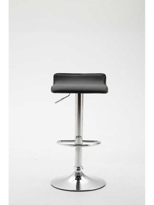 Barkruk Dyn V2 kunstleer chroom, zwart Barkruk Dyn V2 kunstleer chroom, zwart