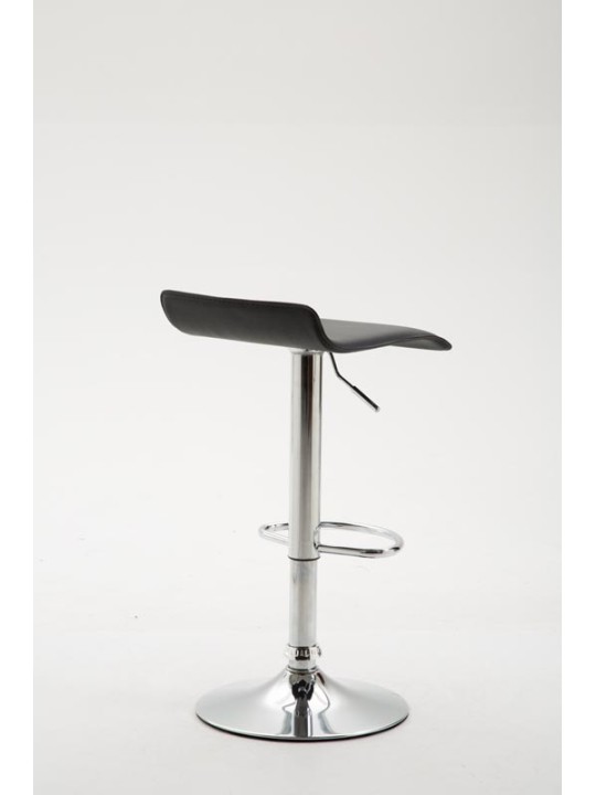 Barkruk Dyn V2 kunstleer chroom, zwart Barkruk Dyn V2 kunstleer chroom, zwart