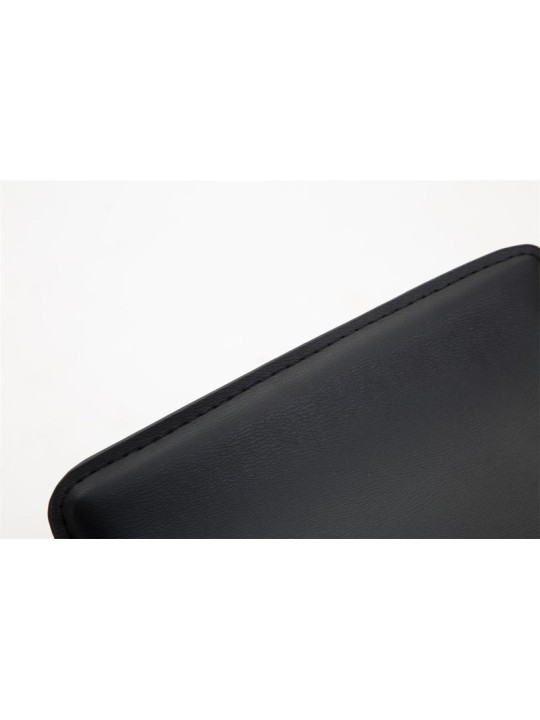 Barkruk Dyn V2 kunstleer chroom, zwart Barkruk Dyn V2 kunstleer chroom, zwart