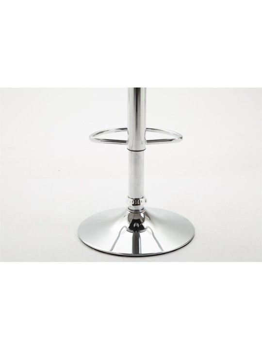 Barkruk Dyn V2 kunstleer chroom, zwart Barkruk Dyn V2 kunstleer chroom, zwart