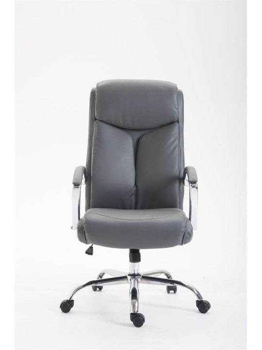 Bureaustoel Vaud kunstleer, grijs