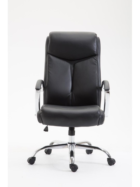 Bureaustoel Vaud kunstleer, zwart